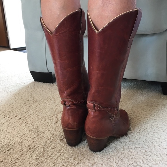 Real Leather cowboy boots - Picture 3 of 6